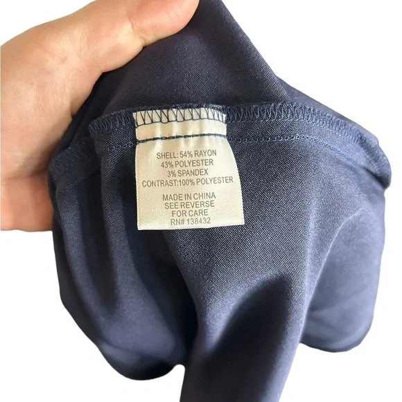 Modcloth Fervour Navy Blue Vintage Style 60s Housewife Bow Detail Dress Sz XL - Picture 6 of 14